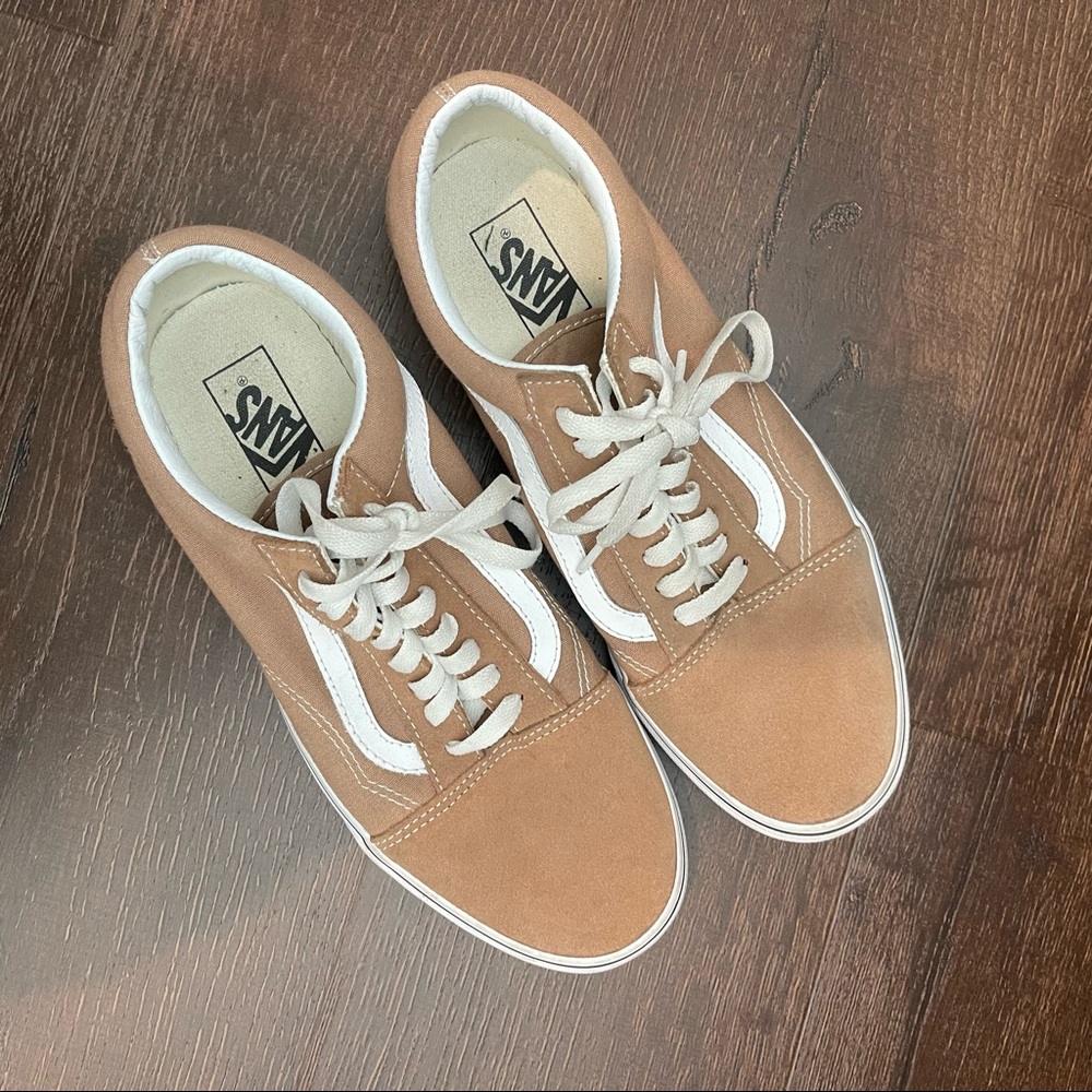 tan old skool vans